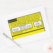 2007タコマA/C空調デカール 長方形シール (封筒)