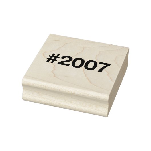 2007ハッシュタグ18誕生日記念日 ラバースタンプ (スタンプ)