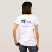2007人のWPGのロゴの女性のTシャツ Tシャツ (裏面フル)