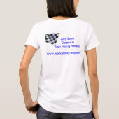 2007人のWPGのロゴの女性のTシャツ Tシャツ (裏面)