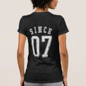 2007年から一緒に Tシャツ (裏面)