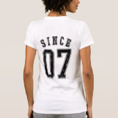 2007年から一緒に Tシャツ (裏面)