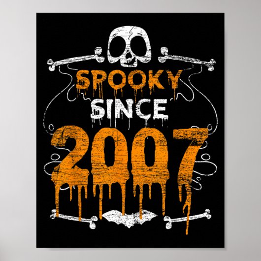2007年から怖いハロウィン誕生日プレゼント15周年 ポスター (正面)