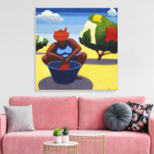 2007年の乾燥日 キャンバスプリント (インサイチュ (リビング))