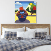 2007年の乾燥日 キャンバスプリント (インサイチュ (寝室))