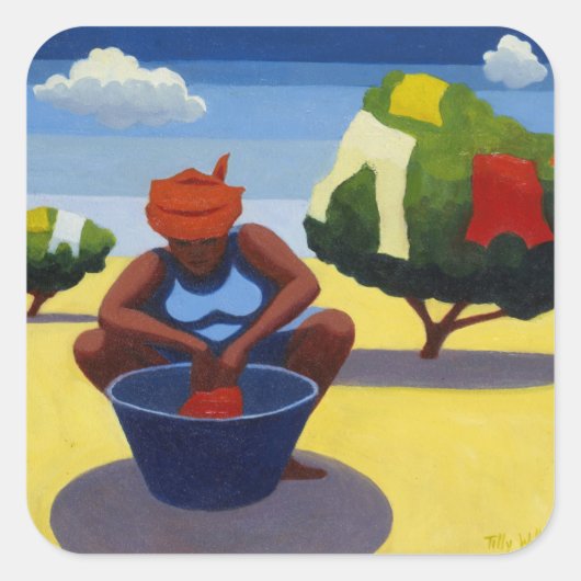 2007年の乾燥日 スクエアシール (正面)