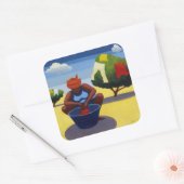 2007年の乾燥日 スクエアシール (封筒)