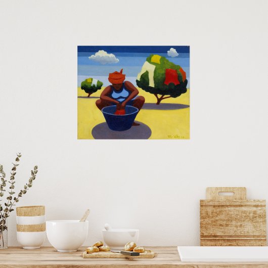 2007年の乾燥日 ポスター (キッチン)