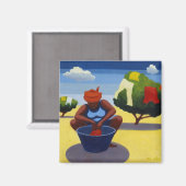 2007年の乾燥日 マグネット (正面/裏面)