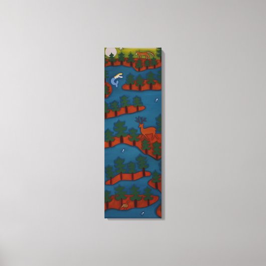 2007年の千島国 キャンバスプリント (正面)