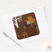 2007年の午後遅くのことを思い出す スクエアシール (封筒)