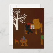 2007年の午後遅くのことを思い出す ポストカード (正面/裏面)