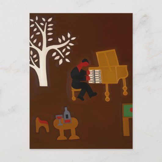 2007年の午後遅くのことを思い出す ポストカード (正面)