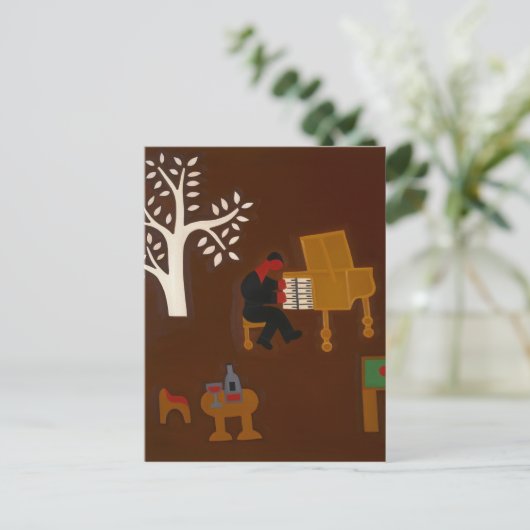 2007年の午後遅くのことを思い出す ポストカード (スタンド正面)