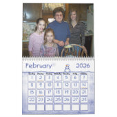 2007年の大砲家族のカレンダー カレンダー (2月 2026)