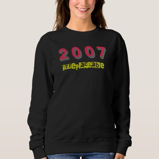 2007年の年間トップソング スウェットシャツ (正面)