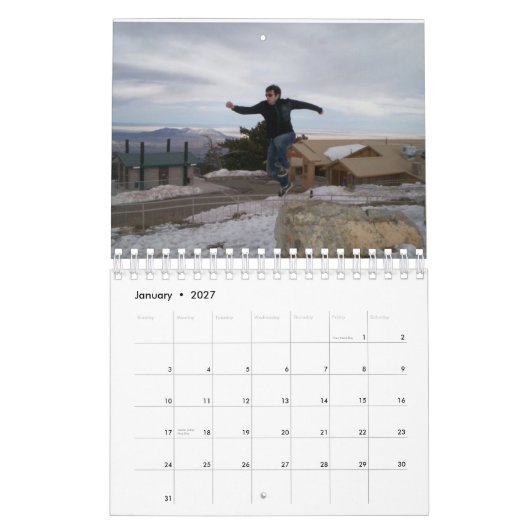 2007年の跳躍の… 2008カレンダー カレンダー (1月 2027)