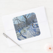 2007年の雪合戦 スクエアシール (封筒)