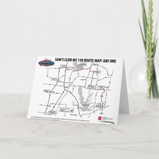 2007年のSam's Club MS 150の挨拶状 カード (正面)