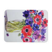 2007年ガラス瓶に入ったアネモネ マグネット (横)