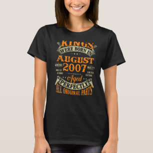 2007年メンズ15生まれ誕生日Kings威厳がある 1 Tシャツ