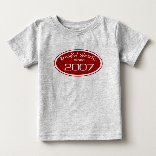 2007年以来のブレークインハート ベビーTシャツ (正面)