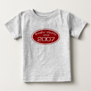 2007年以来の侵入ハート ベビーTシャツ