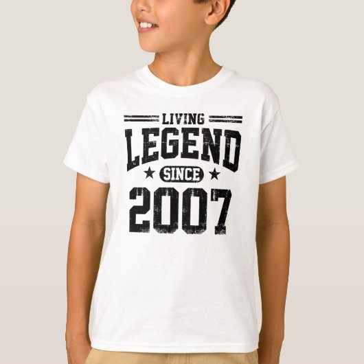 2007年以来の生きている伝説 Tシャツ (正面)