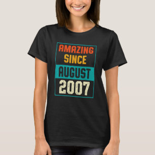 2007年威厳がある16誕生日16年からの驚き Tシャツ