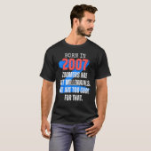 2007年生まれのズーマー・ジェネレーションZ・ユーモア・皮肉 メンズ・ウィメンズ Tシャツ (正面フル)