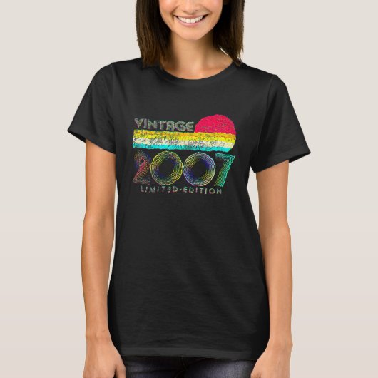 2007年製 ヴィンテージ 15歳 15歳の誕生日 お兄さん用 Tシャツ (正面)