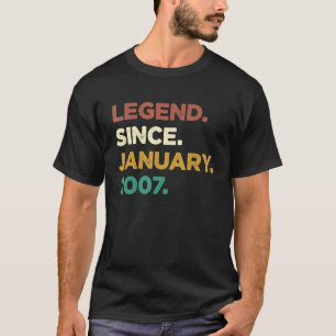 2007年1月16日誕生以来16歳の伝説 Tシャツ