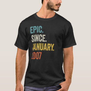 2007年1月16誕生日以来16歳の叙事詩 Tシャツ