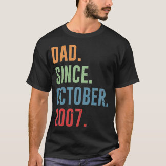 2007年10月からメンズのダッド Tシャツ