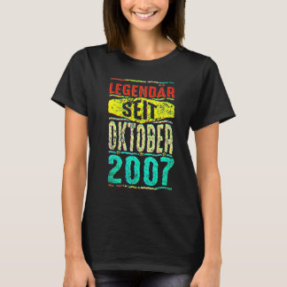 2007年10月生まれ 13歳の伝説の誕生日 Tシャツ
