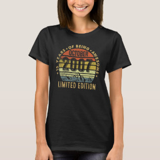 2007年10月素晴らし15誕生以来15歳 Tシャツ