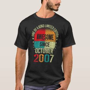 2007年10月15素晴らし日誕生15歳 Tシャツ