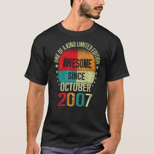 2007年10月15素晴らし日誕生15歳 Tシャツ (正面)