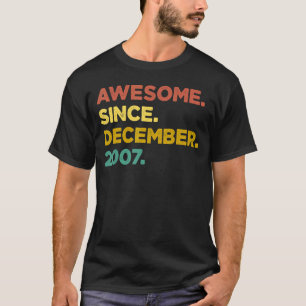 2007年12素晴らし月15日Birから15歳 Tシャツ