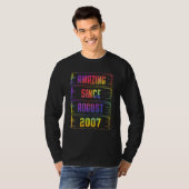 2007年16威厳がある歳の16歳の誕生日から素晴らしい Tシャツ (正面フル)
