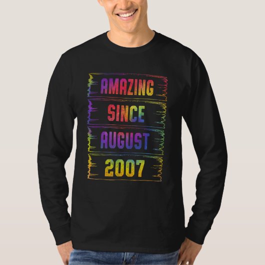 2007年16威厳がある歳の16歳の誕生日から素晴らしい Tシャツ (正面)