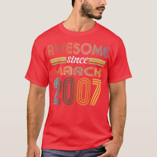 2007年3月15素晴らし日誕生日15歳 Tシャツ