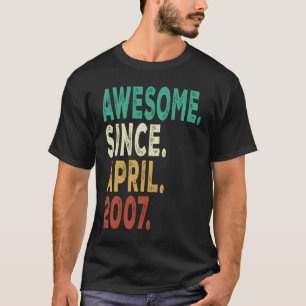 2007年4素晴らし月16日誕生日16歳 Tシャツ