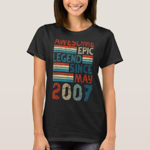 2007年5月以素晴らし降15誕生日エピックレジェンド Tシャツ