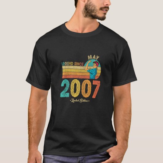 2007年5月15日誕生日2007年15年の伝説 Tシャツ (正面)