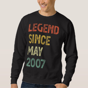 2007年5月15誕生日B以来15歳の伝説 スウェットシャツ