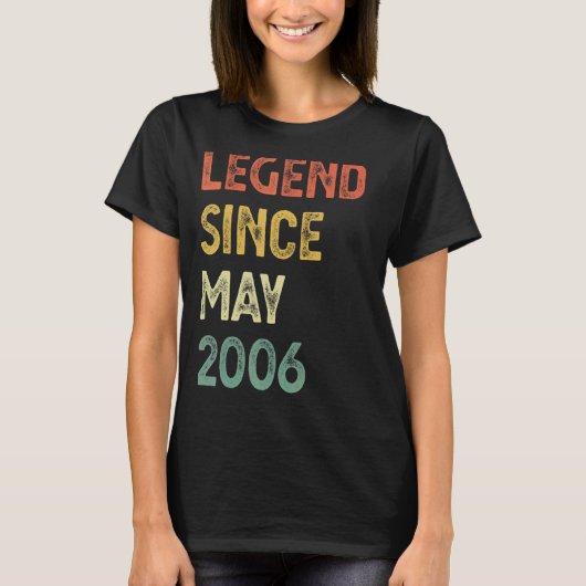 2007年5月15誕生日B以来15歳の伝説 Tシャツ (正面)
