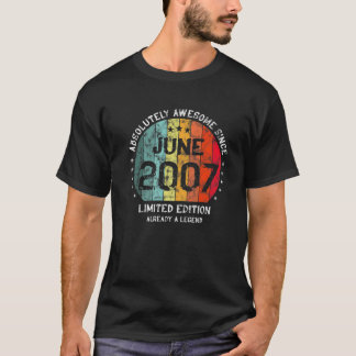 2007年6月以降の15素晴らし誕生日絶対発売 Tシャツ