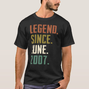 2007年6月15誕生日以来15歳の伝説 Tシャツ