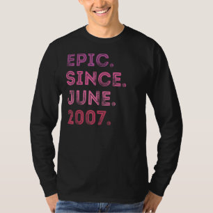 2007年6月15誕生日以来15歳の叙事詩 Tシャツ